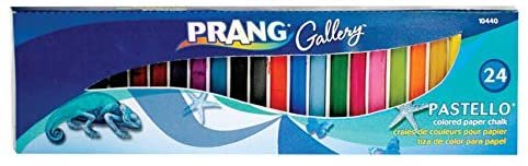 PRANG PASTELLO CHALK - Square Stick 24 Count
