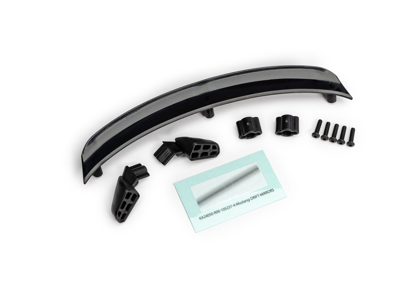 MIRRORS SIDE BLK L/R/RETAINERS