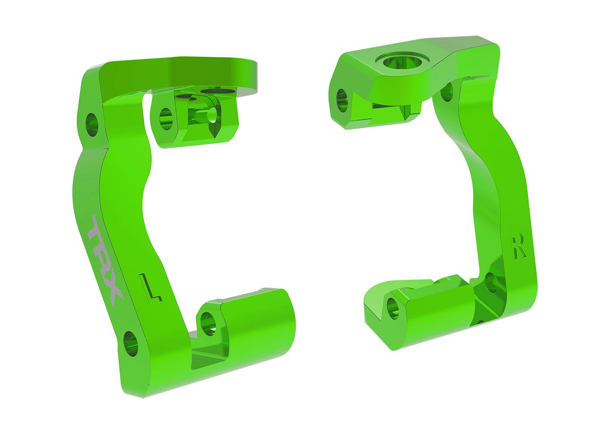 CASTER BLOCKS L&R ALUM GRN