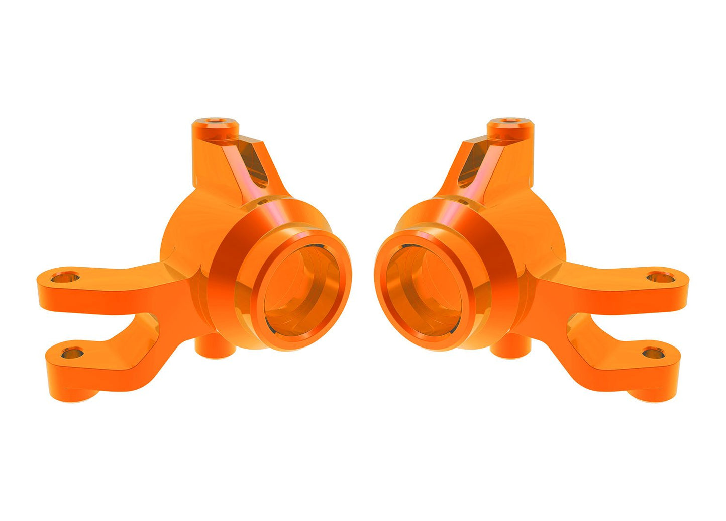 STEERING BLOCKS L&R ALUM ORNG