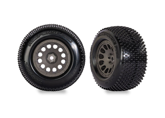Gray Mini XRT Wheels w/ Response Pro Tires (2)