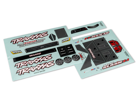 Mini Slash 4X4 Decal Sheets