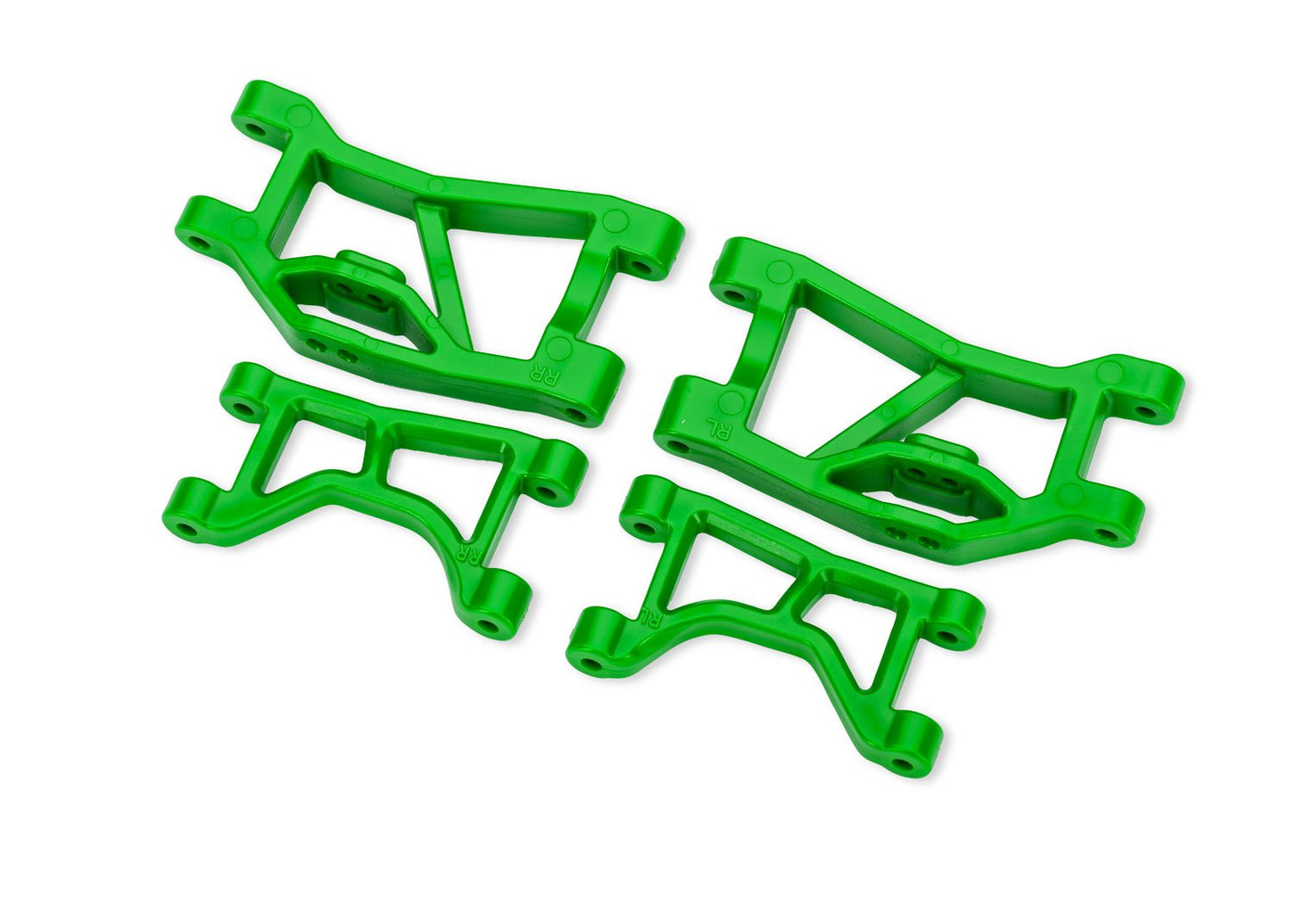 Green Rear Upper & Lower Suspension Arms (L&R)