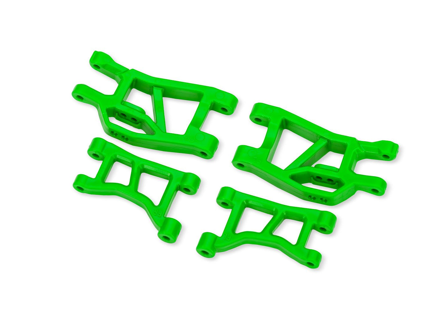Green Front Upper & Lower Suspension Arms (L&R)