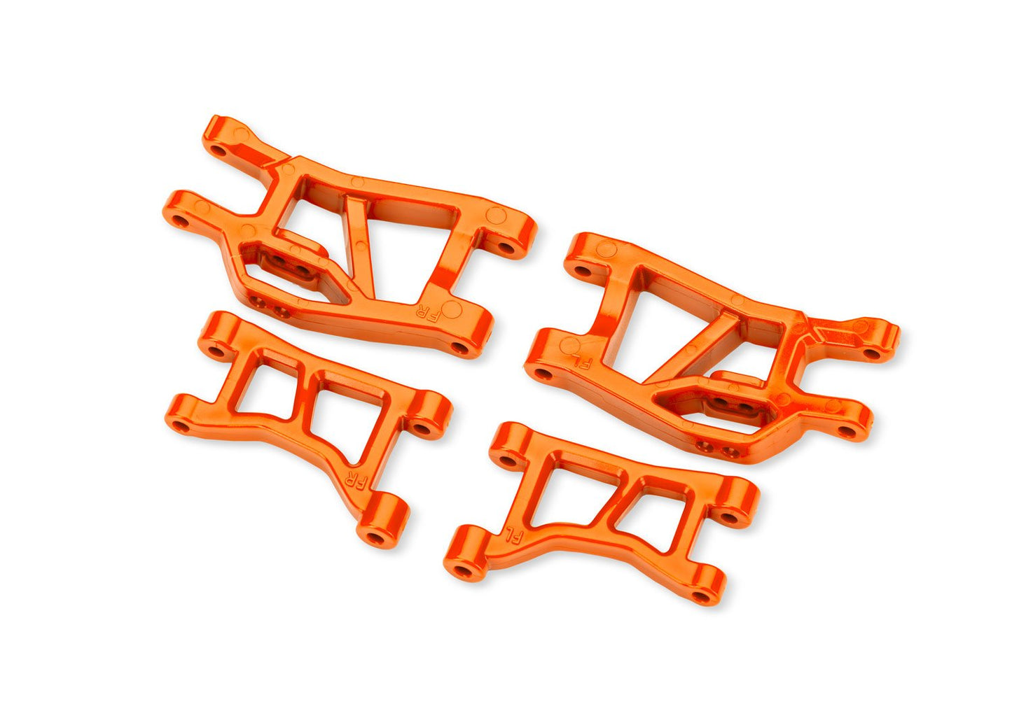 Orange Front Upper & Lower Suspension Arms (L&R)
