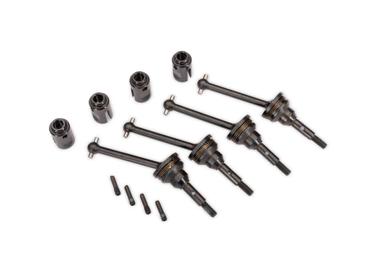 Steel CV Driveshaft Assemblies & Drive Cups (4)