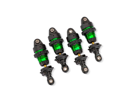 Green Aluminum Mini GTR Short Shocks (4)