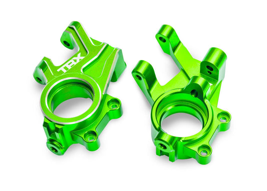 Sand Car Green Aluminum Steering Blocks (L&R)
