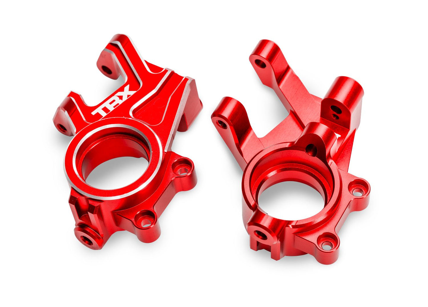 Sand Car Red Aluminum Steering Blocks (L&R)