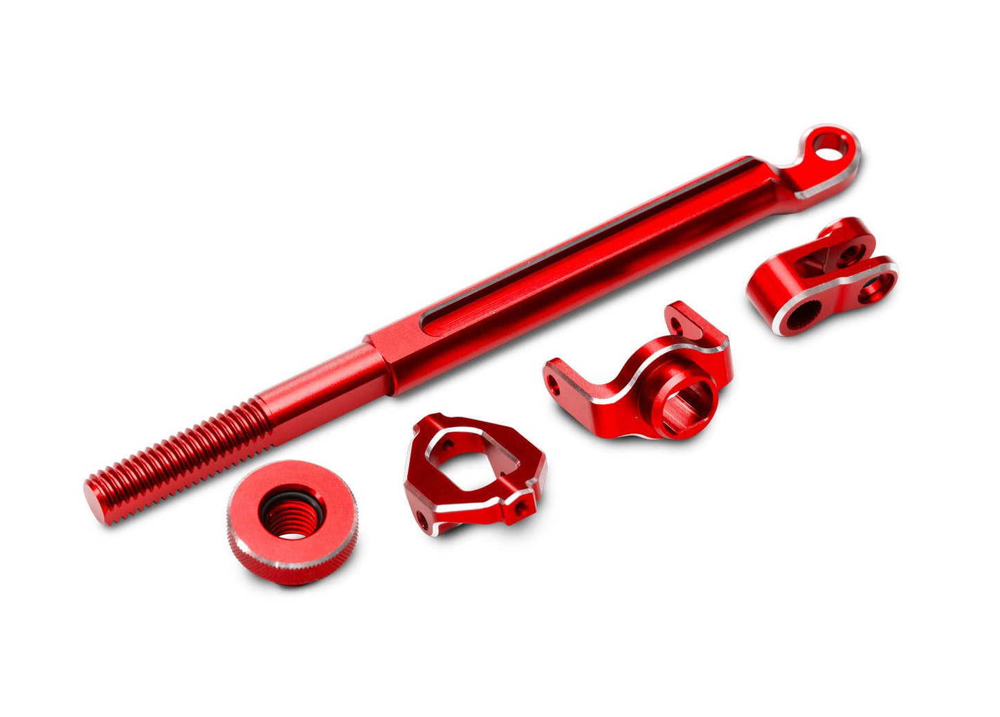 Red Aluminum Pro Scale Sand Car Brake Linkage