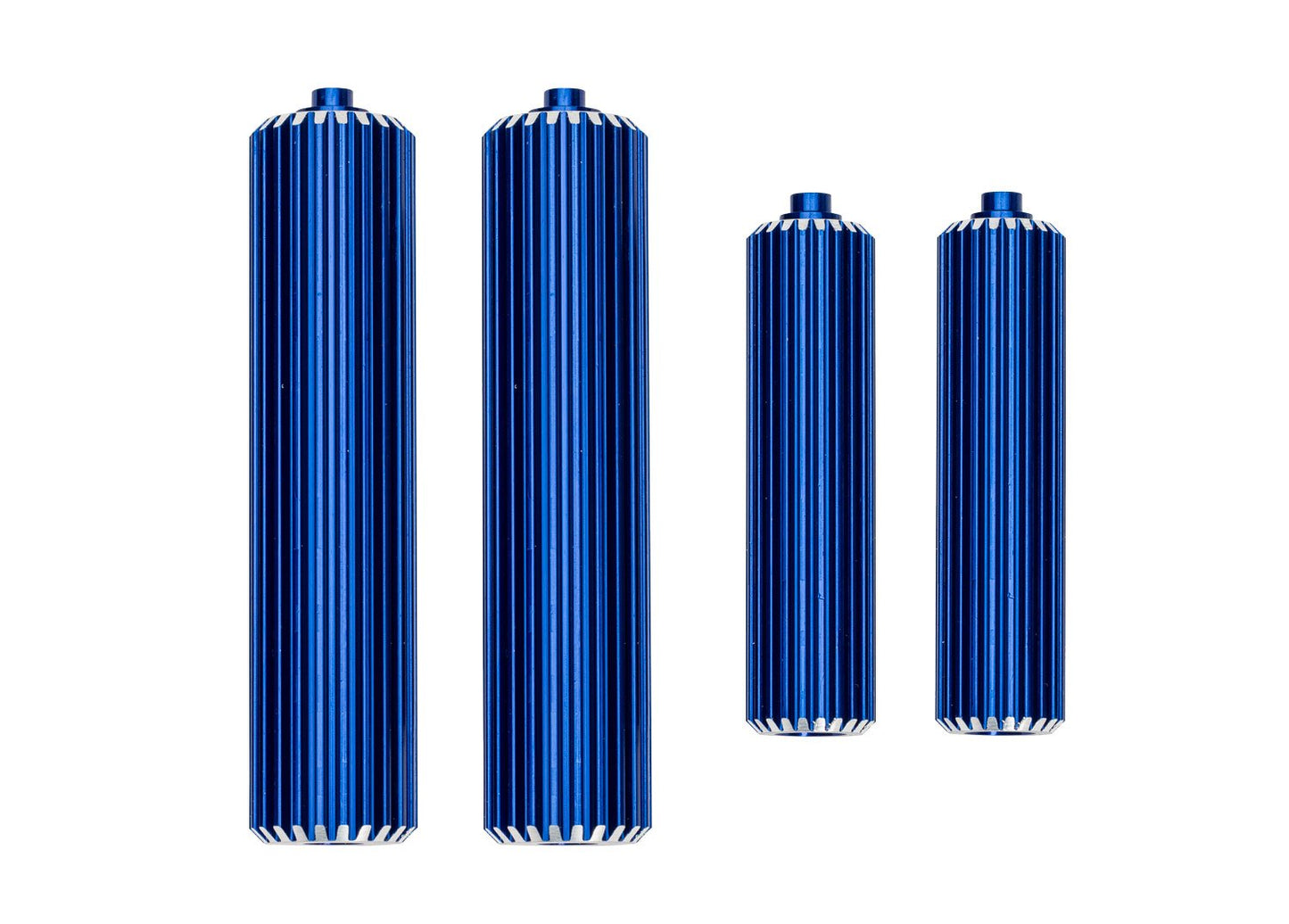 Blue Aluminum Sand Car Shock Reservoirs (F&R)