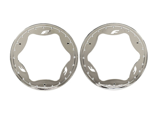 3.9" Chrome Funco Rear Beadlock Rings (2)
