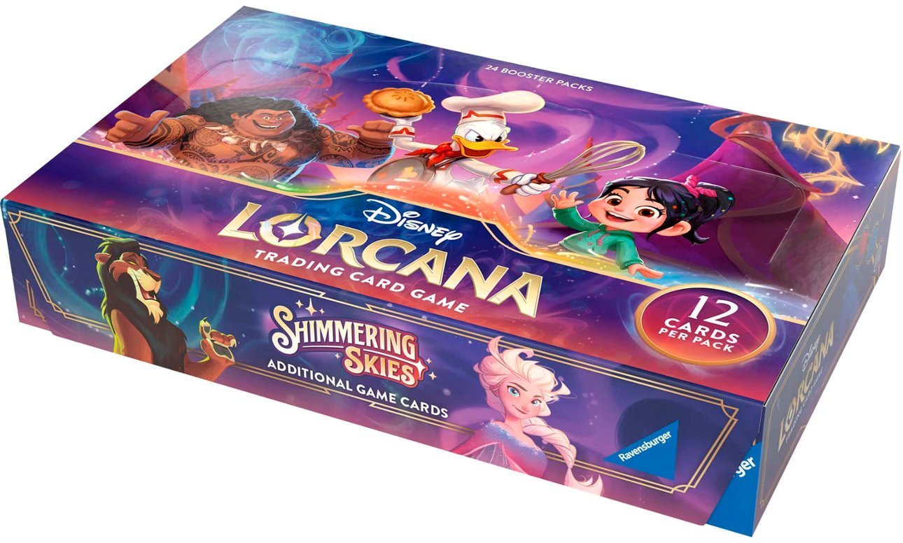 Disney Lorcana: Shimmering Skies - Booster Box - 24 Packs (288 Lorcana Cards)