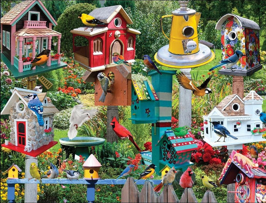 Birdhouse Village (1137PZ) - 550 Piece Jigsaw Puzzle