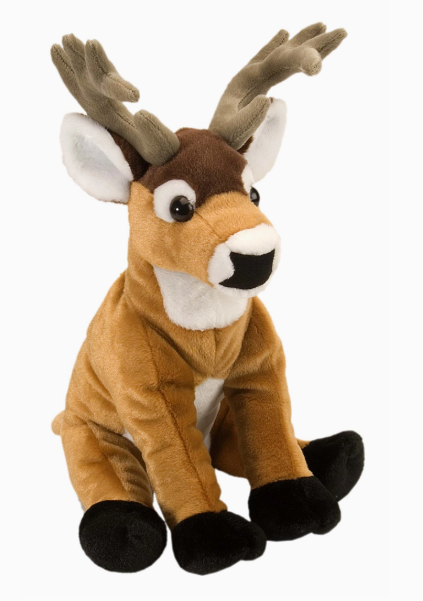 CK White Tail BucK Stuffed Animal 12"