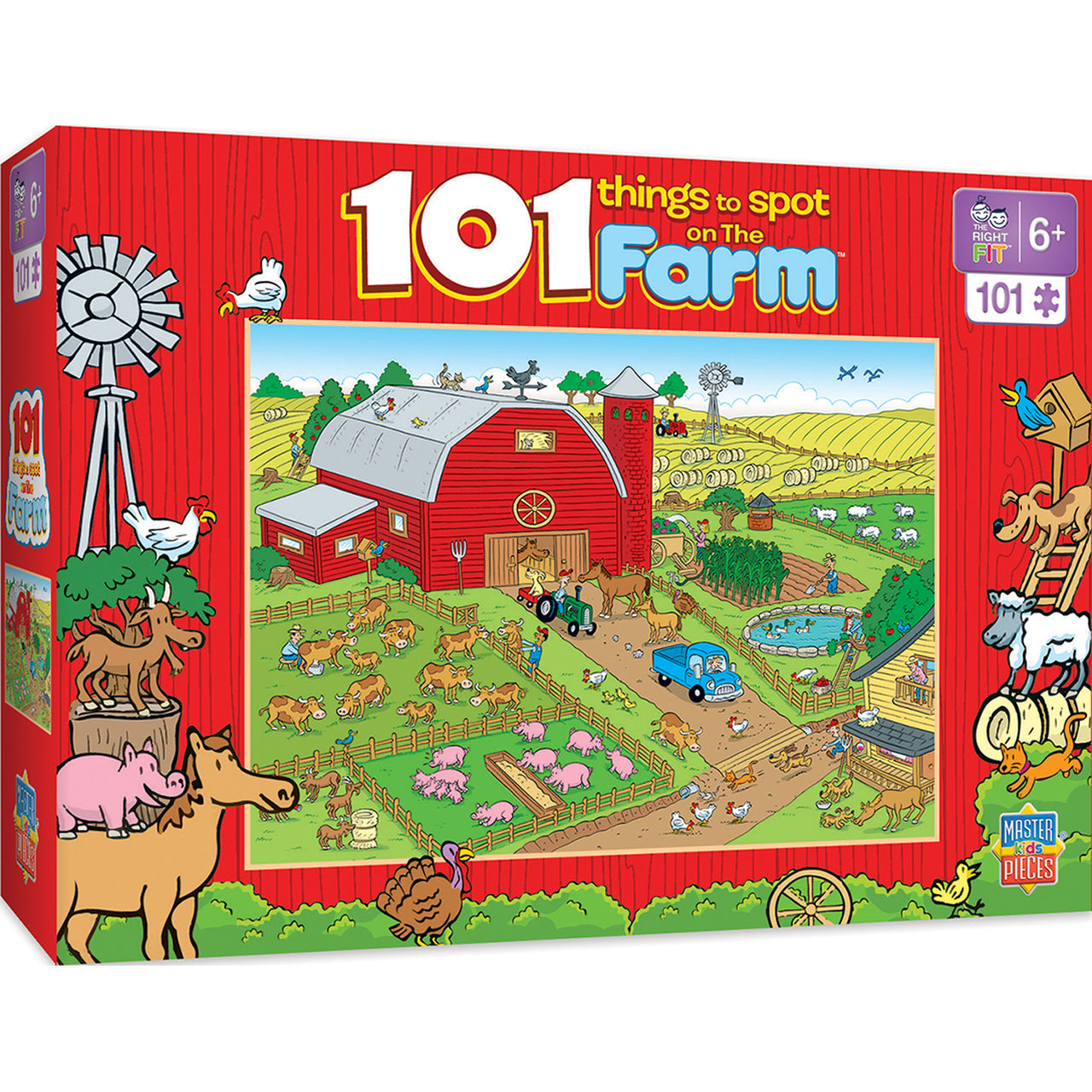 101 Things to Spot - On the Farm 101pc Puzzle