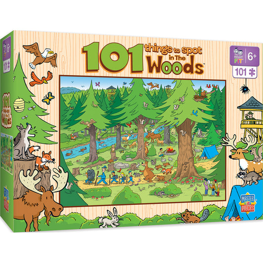 101 Things to Spot - In the Woods 101pc Puzzle