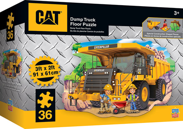 Caterpillar - Dump Truck 36pc Shaped Floor Puzzle