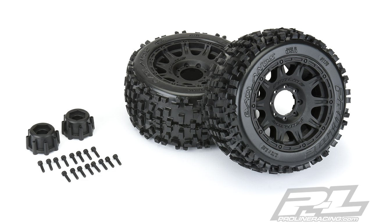 Badlands 3.8" MTD Raid 8x32 Wheels 17mm MT F/R