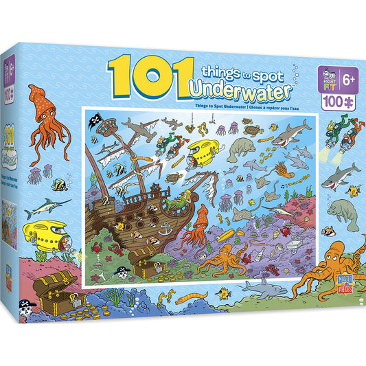 101 Things to Spot - Underwater 101pc Puzzle