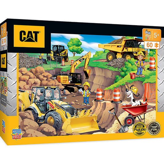 Caterpillar - Day at the Quarry 60pc Puzzle