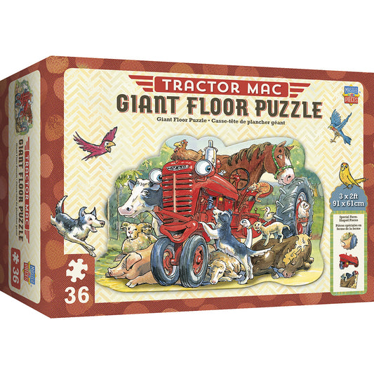 Tractor Town - 36pc Shaped Floor Puzzle
