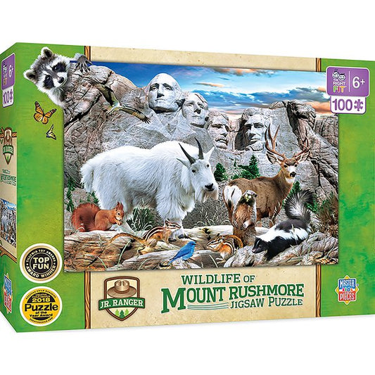Jr Ranger - Mount Rushmore 100pc Puzzle
