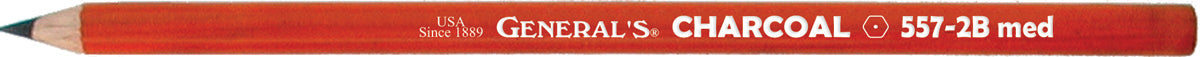 General's Charcoal Pencils 2/Pkg-2B