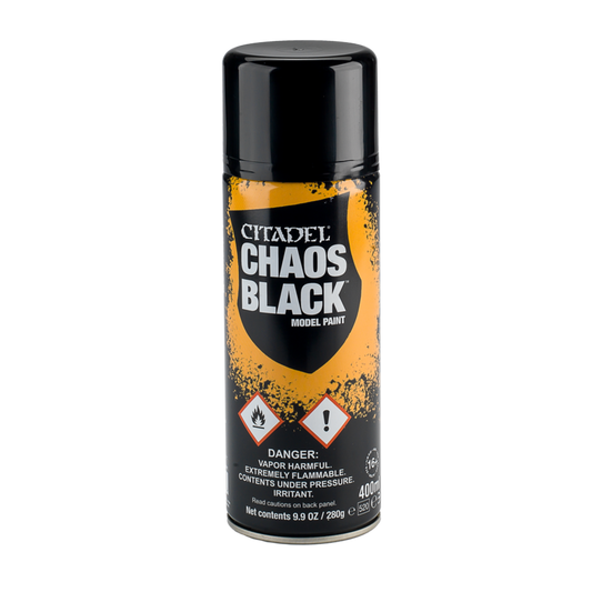 CHAOS BLACK SPRAY PAINT (USA)