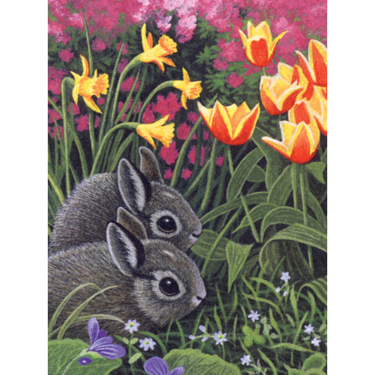 Junior Small Paint By Number Kit 8.75"X11.75"-Spring Bunnies