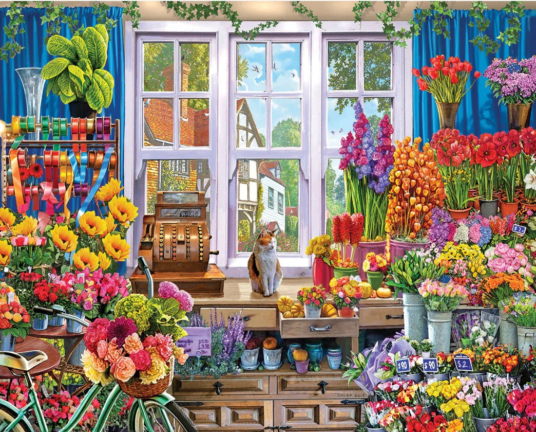 Flower Shoppe (1347pz) - 1000 Piece Jigsaw Puzzle