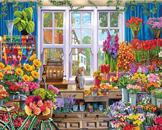 Flower Shoppe (1347pz) - 1000 Piece Jigsaw Puzzle