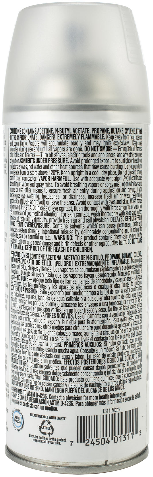 Matte Finish Aerosol Spray 11oz-