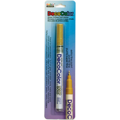 Uchida DecoColor Extra Fine Metallic Opaque Paint Marker-Liquid Silver