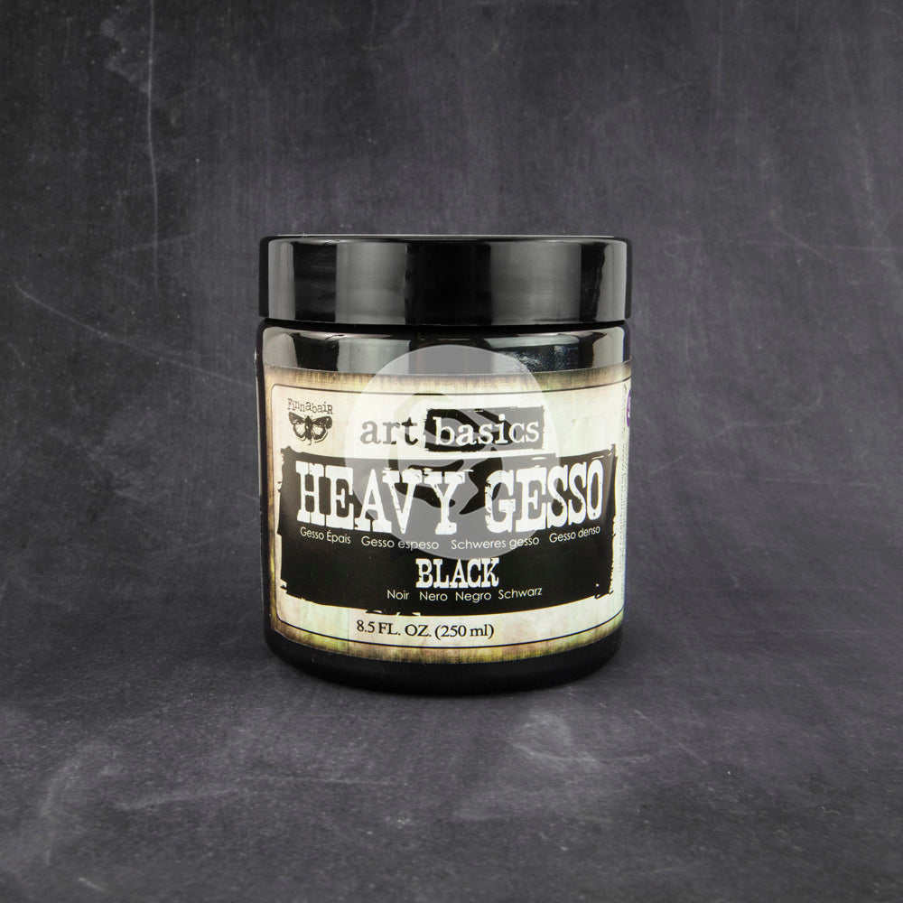Finnabair Art Basics Heavy Gesso 8.5oz-Black