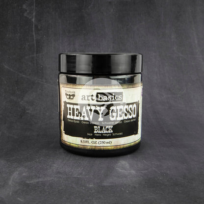 Finnabair Art Basics Heavy Gesso 8.5oz-Black