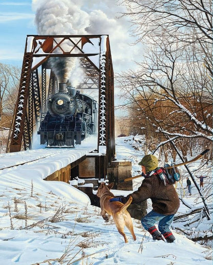 River Crossing (1415pz) - 1000 Piece Jigsaw Puzzle