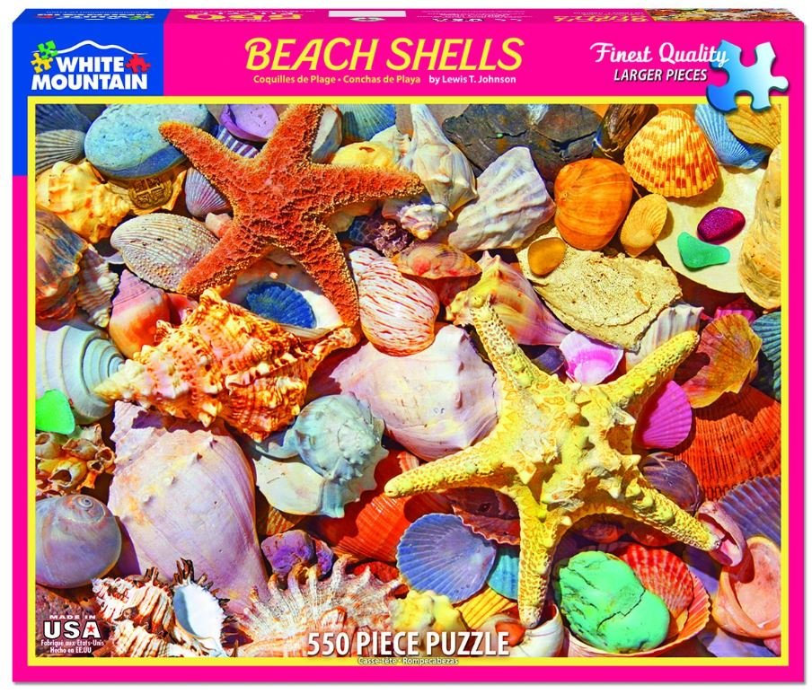 Beach Shells (1486PZ) - 550 Piece Jigsaw Puzzle
