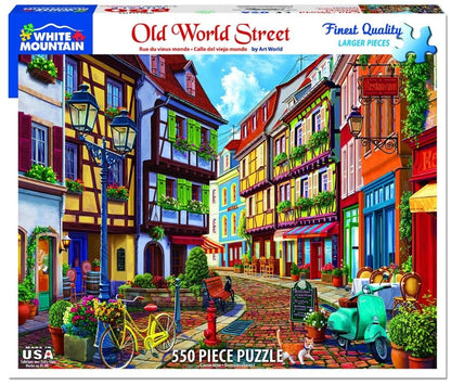 Old World Street (1542pz) - 550 Piece Jigsaw Puzzle