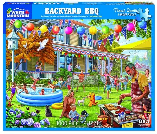 Backyard BBQ (1554pz) - 1000 Piece Jigsaw Puzzle