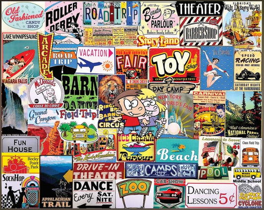 Places I Went As A Kid (1577pz) - 1000 Pieces