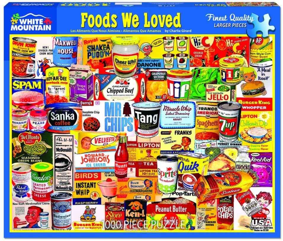 Foods We Loved (1599pz) - 1000 Piece Jigsaw Puzzle