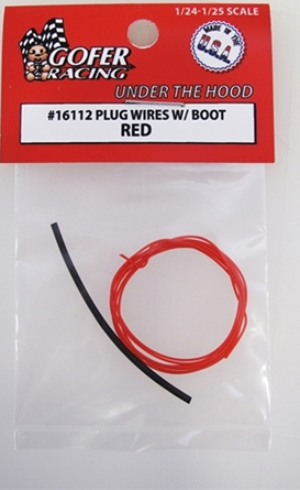 Plug Wires w\Boot - Red