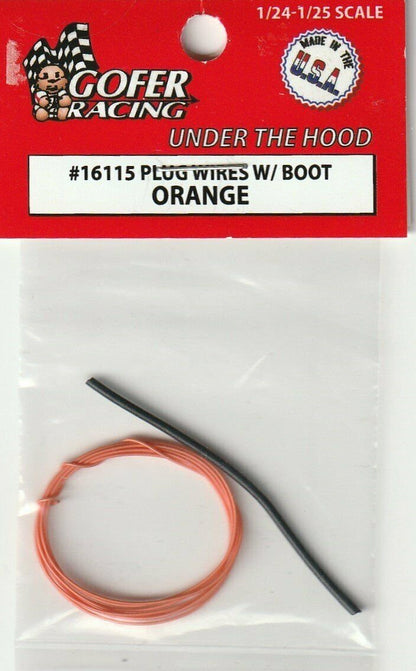 Plug Wires w/Boot Orange