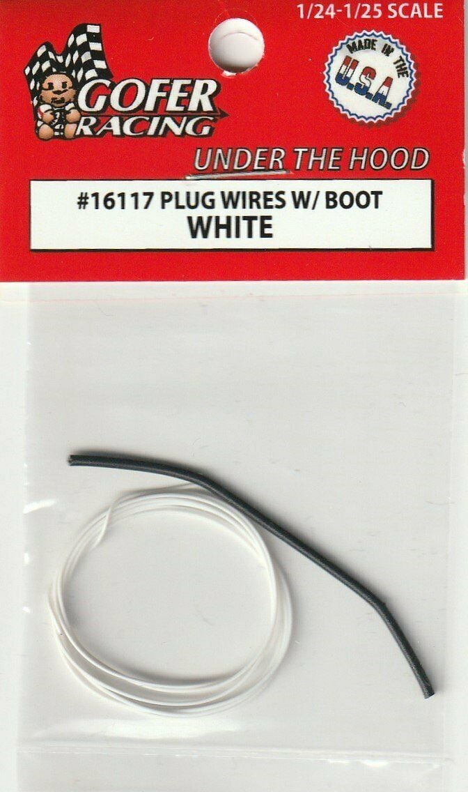 Plug Wires w/boot White