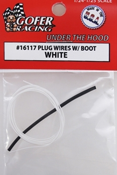 Plug Wires w/boot White