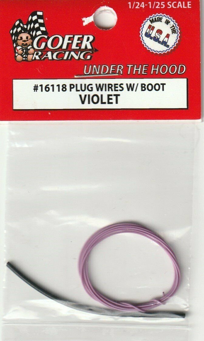 Plug Wires w/boot Violet