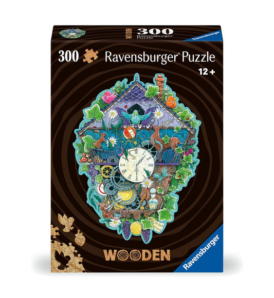 WOOD: Cuckoo Clock 300 pc Puzzle