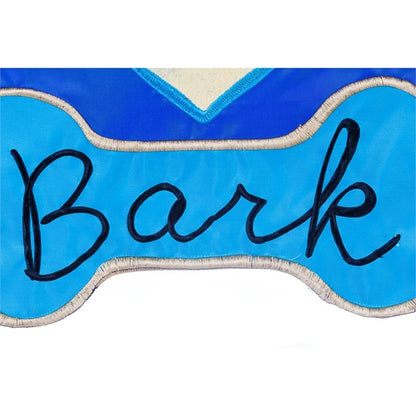 Live Love Bark Garden Applique Flag