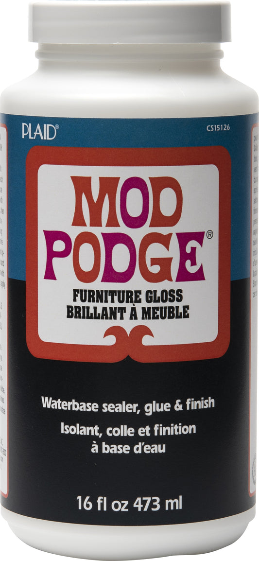 Plaid Mod Podge Furniture Gloss Finish-16oz